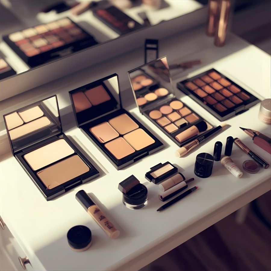 Zona de maquillaje de Peluquería Ana Boiro